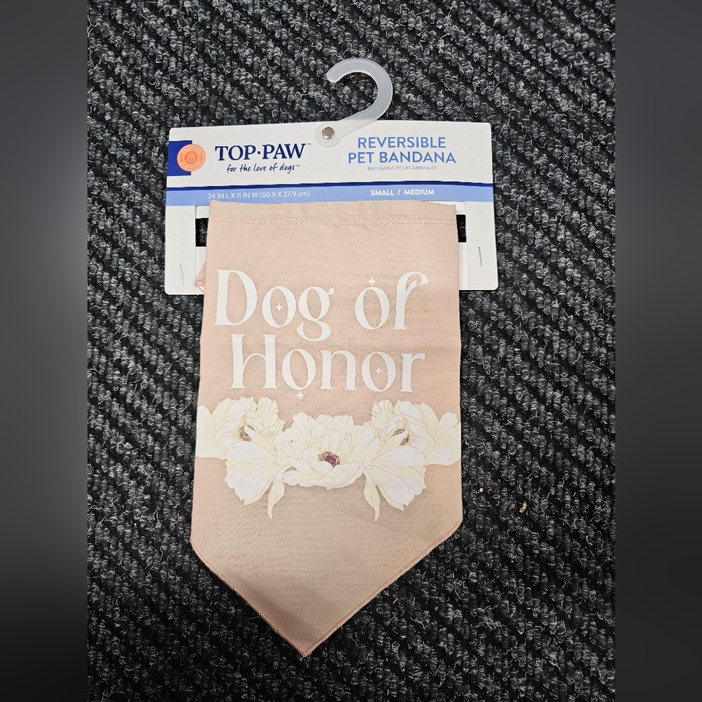 Reversible Pet Bandana - Dog of Honor